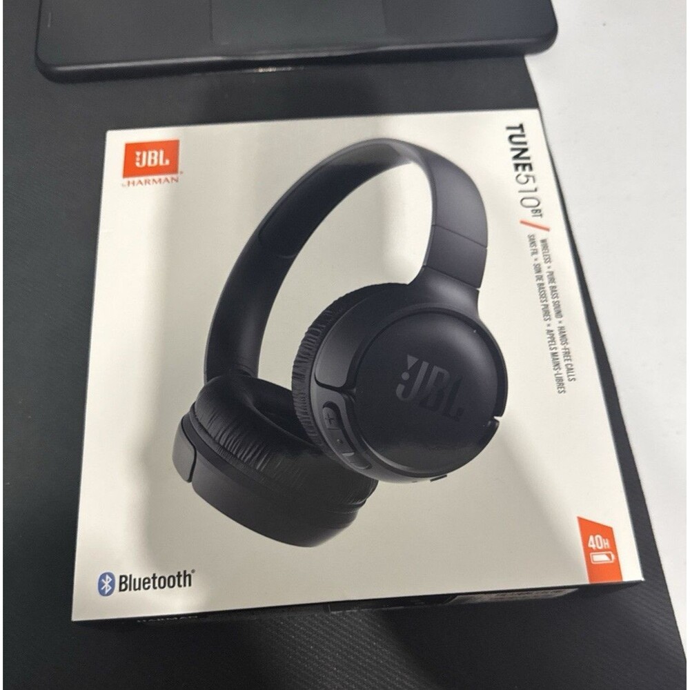 JBL Tune 510BT Bluetooth Wireless On-Ear Headphones w/ Mic, Voice Assist, Black